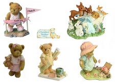 CHERISHED TEDDIES by ENESCO, HAND PAINTED, STONE RESIN, TEDDY BEAR FIGURINES