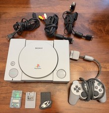 Sony PlayStation 1 PS1 Original Console System Bundle - Tested  Working