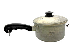 Vintage Saladmaster Aluminum No 203 Pan with Vapo Lid 8โ Diameter USA Made