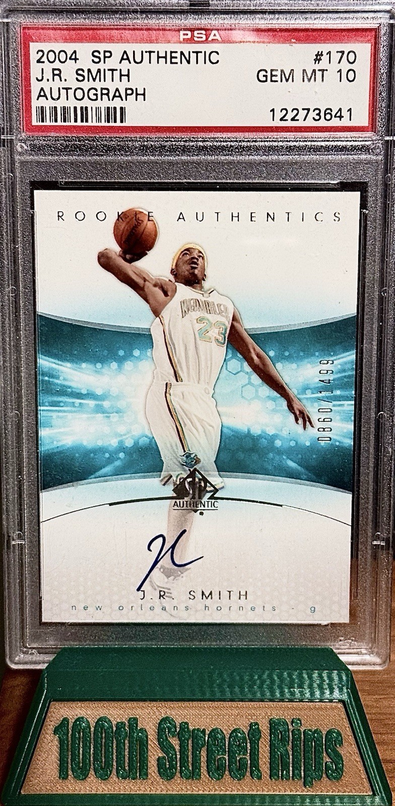 2004 SP Authentic J.R Smith Rookie Authentics Autograph PSA 10 860/1499 No. 170 view 1