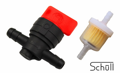 Benzinhah Kraftstoffhahn Rasenmäher Aufsitzmäher Honda Sabo Wolf Toro 6mm Filter