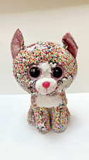 Ty FLIPPABLES CONFETTI (Multi Colored) Cat Beanie Boos 22cm or 9" Plush Toy