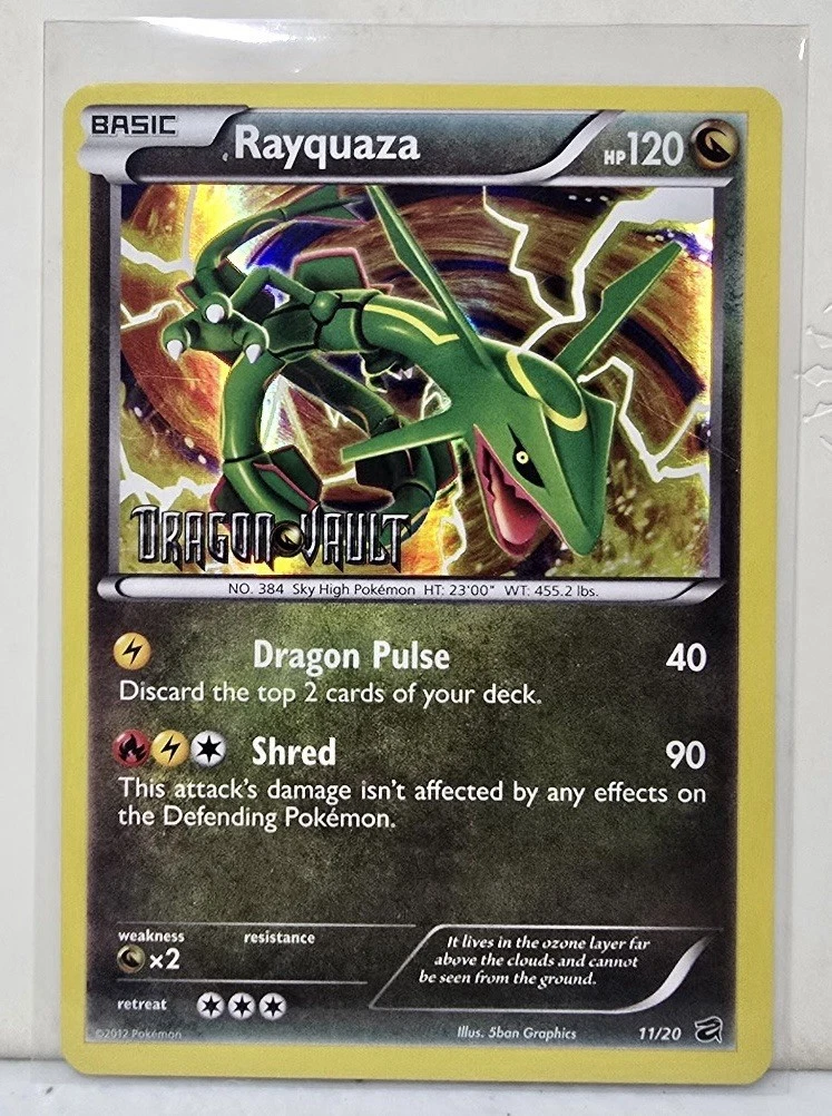 Pokémon Rayquaza Pokémon TCG Holo Rare Individual Collectible Card