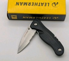 Leatherman Crater c33x Knife Combo Edge Carabiner Clip NICE UNUSED