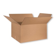 25 Boxes 24x12x12" Heavy-Duty Shipping Boxes ECT-44 Brown Packing Cartons