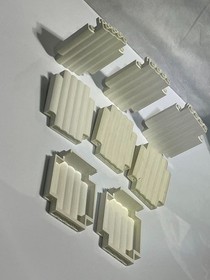 LEGO 8 White Wall Log Panels 2x6x6 Ninja Fort Castle 6093 6083   30140  E125