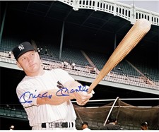 Mickey Mantle New York Yankees Signed 8x10 Reprint
