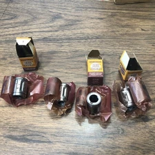 Vintage Thomson A81420 Ball Bushing Linear Bearing 0.5" Dia - Lot of 4 - RUST