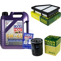 Mann Inspektionspaket 5L Liqui Moly 5W-40 FüR Honda Civic Viii Hatchback 1.4