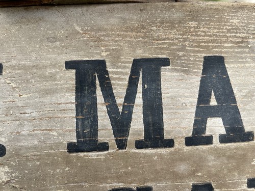 Antique M.W Martin Cigar Tobacco Wood Trade Sign 1880s Kentucky? Southern - Picture 21 of 24