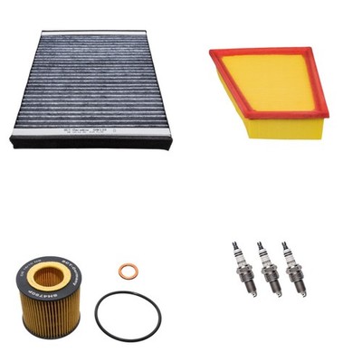 Filter-Satz Filterset Inspektionspaket mit Zündkerzen für VW Fox 1.2
