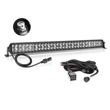 LED Light Bar with Wiring Harness, 300W 5D Lens Offroad Driving Light 30 Inch
