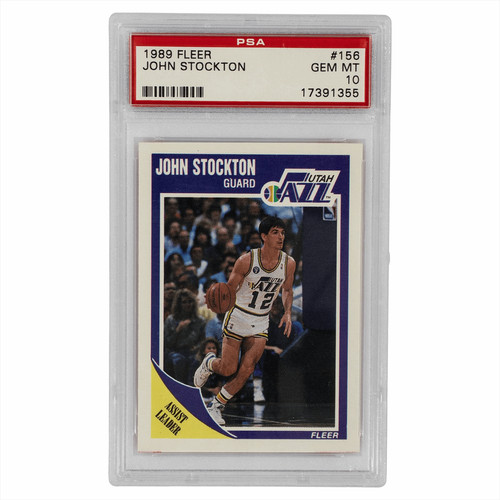 John Stockton #156 1989 Fleer card