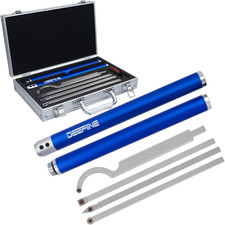 Carbide Tip Wood Lathe Turning Tool Kit, Lathe Roughing and Finishing Hollow Too