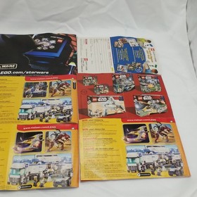 Vintage LEGO Star Wars Instruction Manuals Lot of 6 Booklets 7133 8017 6206 