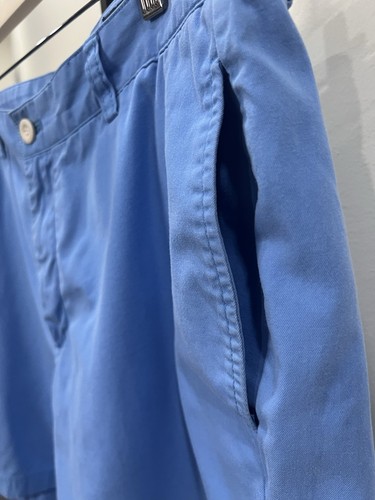Vineyard Vines Blue Club Chino Shorts Mens Size 35 Cotton Flat Front Pockets - Picture 4 of 8