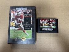 Sports Talk Football '93 for Sega Genesis In Box IB Great Shape
