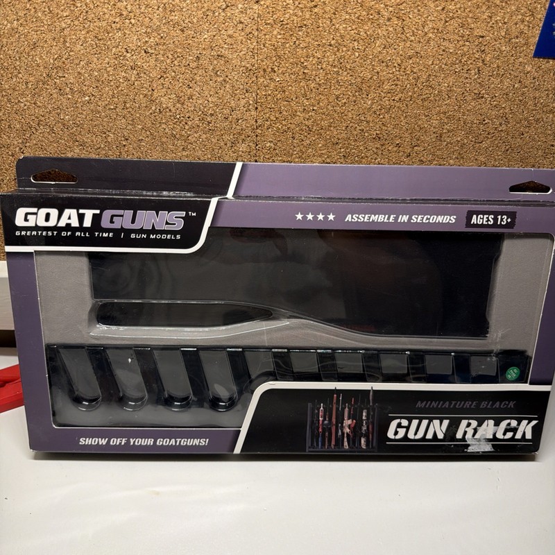 Goat Guns 10 Slot Gun Rack, Black 
