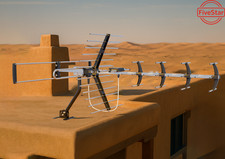 2025 Digital HD TV Antenna Directional VHF UHF Outdoor OTA  Pole  Splitter