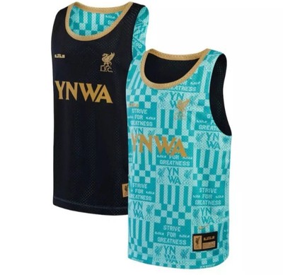 New Nike Liverpool x LeBron Cultural Basketbal/Soccer Jersey FQ4128 Kid's Size M