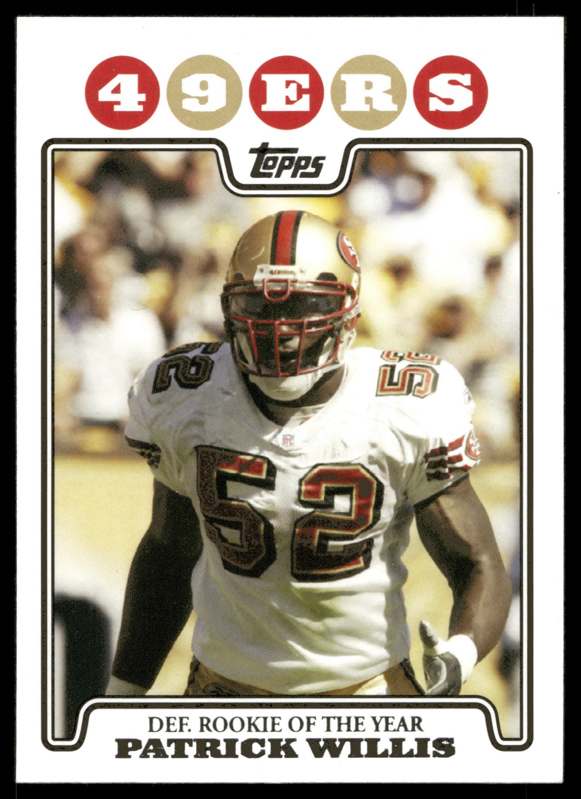 2008 Topps Patrick Willis San Francisco 49ers #330