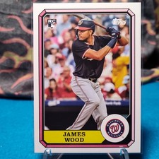Topps 2025 Archives 1987 Boardwalk James Wood #87BB-3 Rookie Nationals