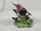 Stangl Bird Figurine – Glossy Single Red-Headed Woodpecker #3751