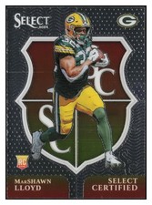MarShawn Lloyd 2024 Select Certified Rookie #23 Green Bay Packers *304