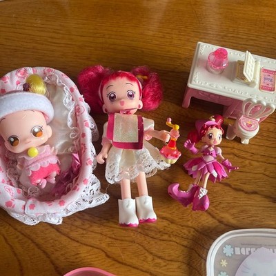 BANDAI Ojamajo Doremi Doll Figures Set Pink Accessories Vintage Bundle