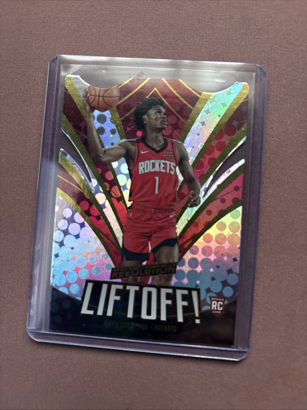 2023-24 Panini Revolution Amen Thompson Liftoff! RC Rookie #8 Rockets