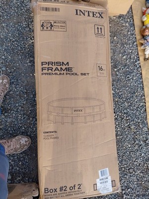 Prism Frame Premium Pool Set 16 Ft ×48 In Box 2 Of 2