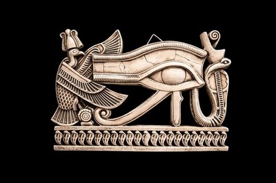 Ancient Egyptian Eye of Horus Wall Hanging Falcon Cobra Statue Decor