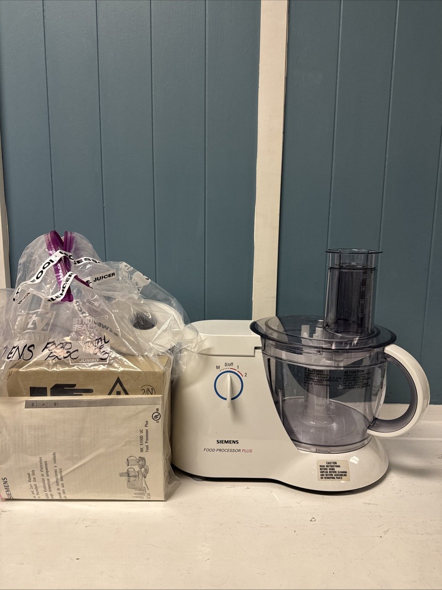 SIEMENS Kitchen Food Processor MK 51000 US With Accessories EUC | eBay
