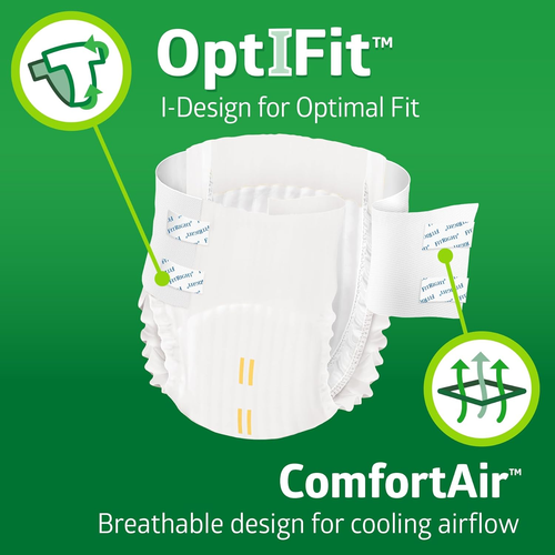 Extra+ Optifit starke saugfähige Windeln für Erwachsene, FSA/HSA förderfähig, 20 Stück, Taille - Bild 2 von 12
