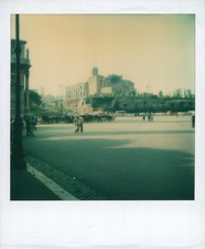 Old Vintage Photo COLOR POLAROID STREET SCENE ROMAN FORUM ITALY SNAPSHOT