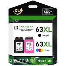 63XL XXL Ink Cartridge Compatible for HP OfficeJet 3830 4650 Envy 4520 4522 4528