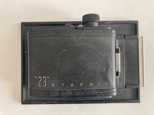 Pre-owned Genuine GRAFLEX 23 Graphic 120 6x8 Roll Film Holder for 4x5