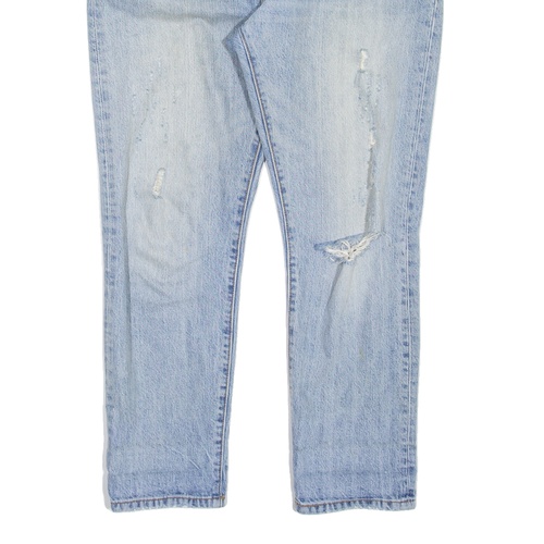 Levi's 501 CT Distressed Damen Jeans Blau Slim Tapered W34 L27 - Bild 5 von 6
