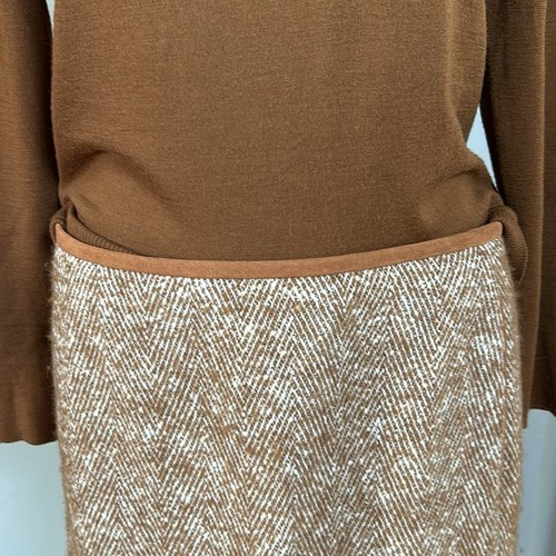 Lafayette 148 New York SET Tweed A Line Skirt Sz 6 AND Wool Turtleneck Sz S - Picture 10 of 16