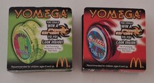 Yomega Yo-Yo Lot of 2 1 Lime 5 Red 2000 McDonald's w Boxes