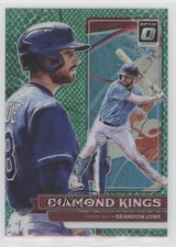 2022 Donruss Optic Diamond Kings Green Dragon Prizm 27/99 Brandon Lowe #1 0b3