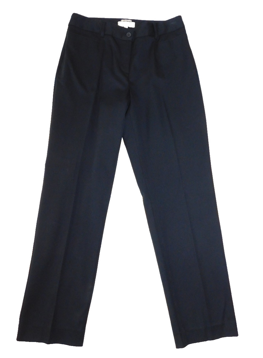 NWT Talbots Trousers Size 10 Curvy Black Straight Leg Career Dress Pants