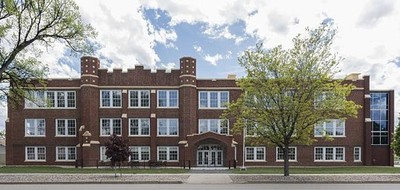 Walsenburg Colorado 1933 Walsenburg Middle School Collegiate Gothic Building