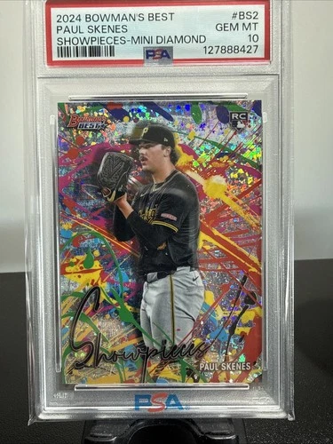 2024 Bowman's Best Showpieces Paul Skenes Mini-Diamond PSA 10