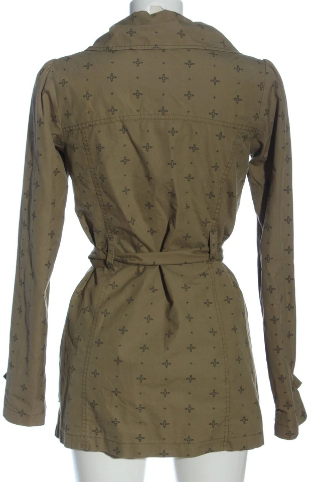 ADDICT Abrigo de entretiempo Mujeres Abrigo Talla EU 34 color bronce-negro - Imagen 2 de 4