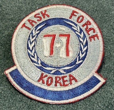 Original Theater Made Task Force 77 Korea Pocket Patch