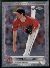 2022 Topps Chrome Logofractor Edition #66 Shane Bieber