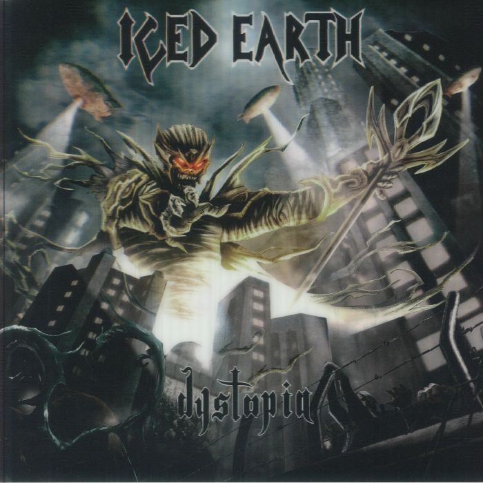 ICED EARTH - Dystopia (reissue) - RED MARBLED VINYL LP