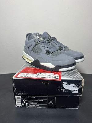 Size 9.5 - Air Jordan 4 Retro 2004 Cool Grey for sale online | eBay