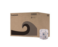 Boardwalk 2-Ply Toilet Tissue, Septic Safe, White, 400 Sheets/Roll, 96 Rolls/Car